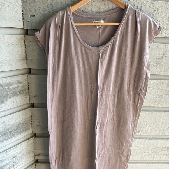 SOLD silence & noise | taupey beige maxi t-shirt dress | size small - Picture 2 of 4